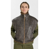 Gilet HIVER femme, marron réversible Fauve LE TEMPS DES CERISES