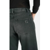 Jean femme regular loose Lealy noir LE TEMPS DES CERISES