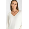 Pull HIVER femme Tinga, ivoire col v LE TEMPS DES CERISES
