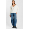 Pull HIVER femme Tinga, ivoire col v LE TEMPS DES CERISES