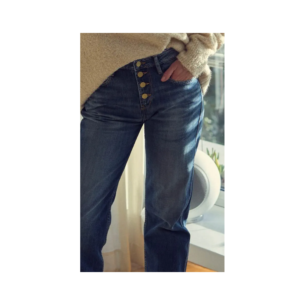 Jean femme, 300/23 regular Basic bleu moyen LE TEMPS DES CERISES