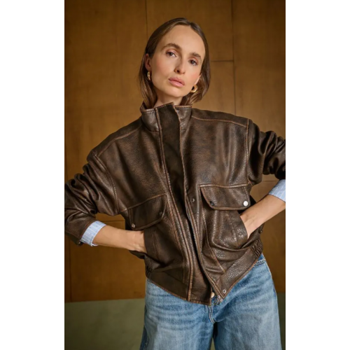 Blouson HIVER Brownie femme, choco vielli LE TEMPS DES CERISES