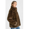 Manteau HIVER femme, réversible Manel, imprimé léopard LE TEMPS DES CERISES