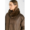 Manteau HIVER femme, réversible Manel, imprimé léopard LE TEMPS DES CERISES
