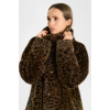Manteau HIVER femme, réversible Manel, imprimé léopard LE TEMPS DES CERISES