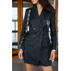 Robe HIVER, tailleur courte Femme black rayé FREEMAN