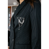 Robe HIVER, tailleur courte Femme black rayé FREEMAN