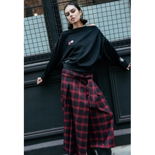 Jupe HIVER asymétrique nouée Femme original FREEMAN
