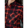 Chemise HIVER, loose Femme original à carreaux rouge FREEMAN T PORTER