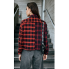 Chemise HIVER, loose Femme original à carreaux rouge FREEMAN T PORTER