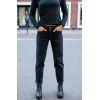 Jeans droit 7/8 taille haute Femme badass noir FREEMAN T PORTER