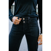 Jeans droit 7/8 taille haute Femme badass noir FREEMAN T PORTER