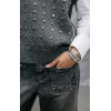 Pull HIVER sans manches clouté Femme medium grey FREEMAN T PORTER