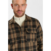 Surchemise Alvi HIVER, homme à carreaux marron LE TEMPS DES CERISES