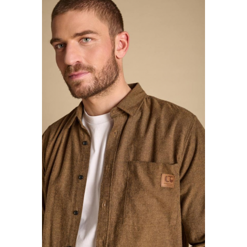 Chemise Debun HIVER, homme marron LE TEMPS DES CERISES
