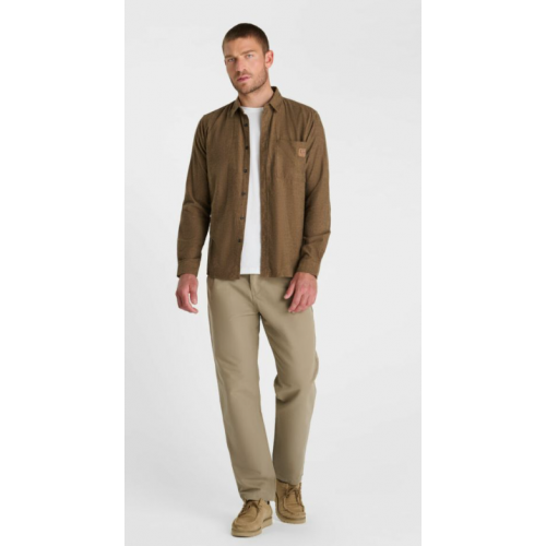 Chemise Nore HIVER, homme marron esprit flanelle LE TEMPS DES CERISES
