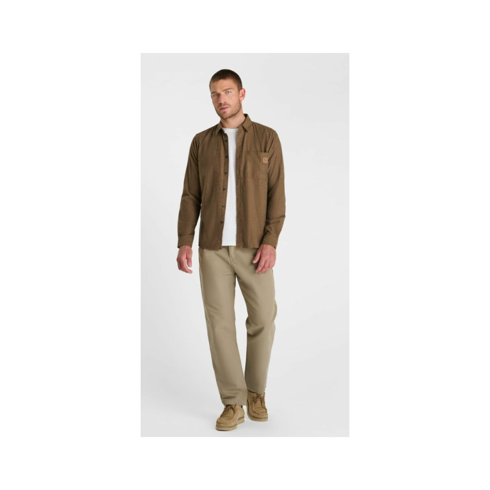 Chemise Nore HIVER, homme marron esprit flanelle LE TEMPS DES CERISES