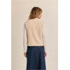Gilet femme HIVER, sans manches imitation mouton ivoire MOLLY BRACKEN