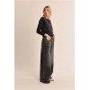 Cardigan femme HIVER, parsemé de strass anthracite MOLLY BRACKEN