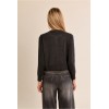 Cardigan femme HIVER, parsemé de strass anthracite MOLLY BRACKEN