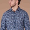 Chemise homme HIVER bleu marine à manches longues no-iron Ruckfield Ligne City