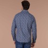 Chemise homme HIVER bleu marine à manches longues no-iron Ruckfield Ligne City