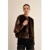 Veste femme HIVER, sans manches en fausse fourrure MOLLY BRACKEN