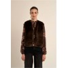 Veste femme HIVER, sans manches en fausse fourrure MOLLY BRACKEN