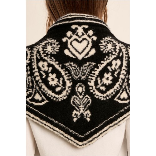 Écharpe femme HIVER, bandana, en maille MOLLY BRACKEN