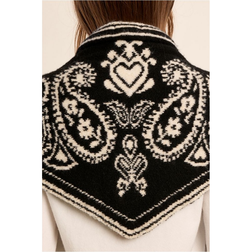 Écharpe femme HIVER, bandana, en maille MOLLY BRACKEN