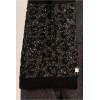 Écharpe femme HIVER, léopard, à paillettes noir MOLLY BRACKEN