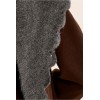 Col femme HIVER, en maille, broderies ajourées anthracite MOLLY BRACKEN
