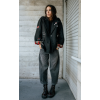 Blazer HIVER, rock détails tartan Femme black FREEMAN T PORTER