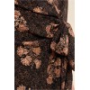 Robe HIVER, courte nouée, semi-transparente imprimé MOLLY BRACKEN