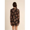 Robe HIVER, courte nouée, semi-transparente imprimé MOLLY BRACKEN