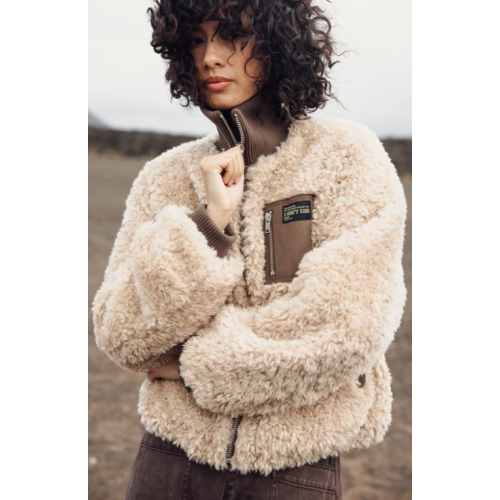 Veste HIVER, Sherpa Femme écru FREEMAN T PORTER
