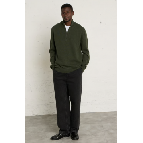 Pull HIVER homme, droit, col camionneur en laine mélangée CASUAL FRIDAY