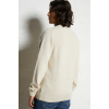 Pull homme HIVER, col rond en laine mélangée ivoire CASUAL FRIDAY