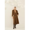 Veste courte HIVER, femme à carreaux camel SOUVENIR