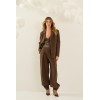 Pantalon femme HIVER, marron large SOUVENIR