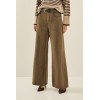 Jean femme SOUVENIR, large beige delavé avec une ceinture